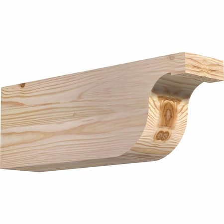 Ekena Millwork Del Monte Smooth Rafter Tail, Douglas Fir, 3 1/2"W x 6"H x 16"L RFT04X06X16DEL00SDF